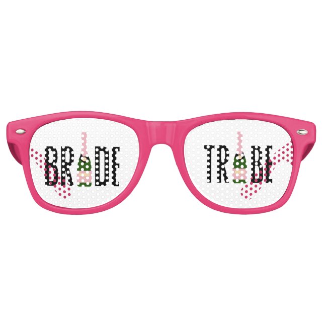 Bride Stamm Erwachsene Retro Shades Party Sonnenbr Partybrille (Vorderseite)