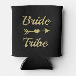Bride Stamm Gold Glitzer Bridesmaid kann kühler Dosenkühler