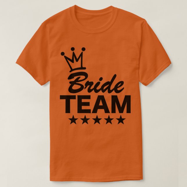 Bride Team 5 T-Shirt (Design vorne)