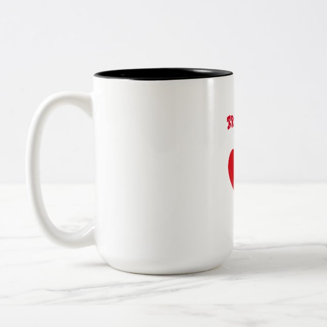 Bride-Team Zweifarbige Tasse (Links)