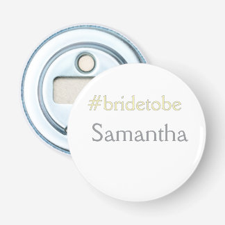 bride to be hashtag bachelorette party bridal show flaschenöffner