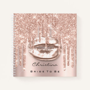 Bride to be Sweet 16. Spark Princess Makeup Kiss Notizbuch