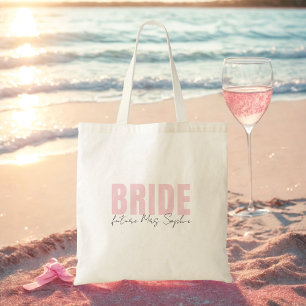 Bride Tote Bag   Personalisiert Future Frau Name Tragetasche