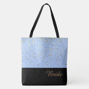 Bride Tote Bag Petite Golden Stars Tasche