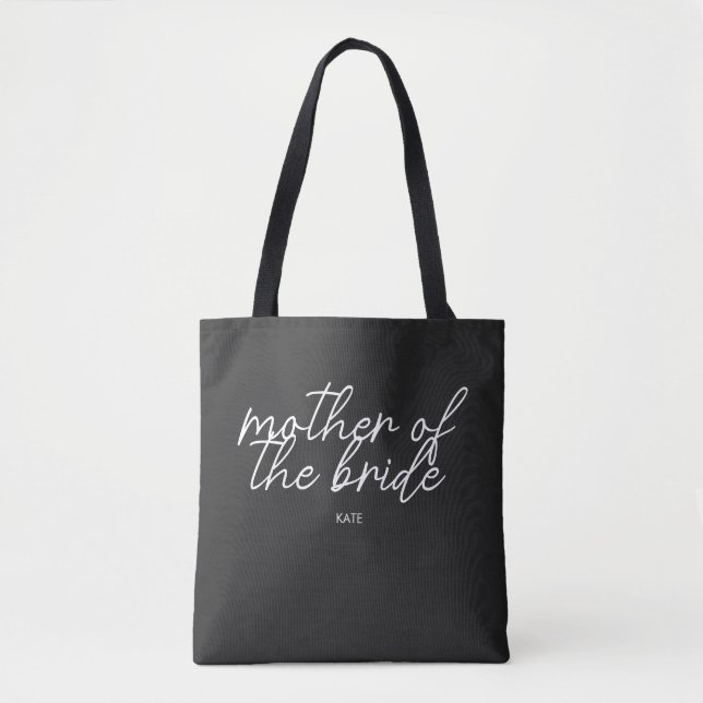 Bride Tribe | Bachelorette Bride Modernes Monogram Tasche (Vorderseite)