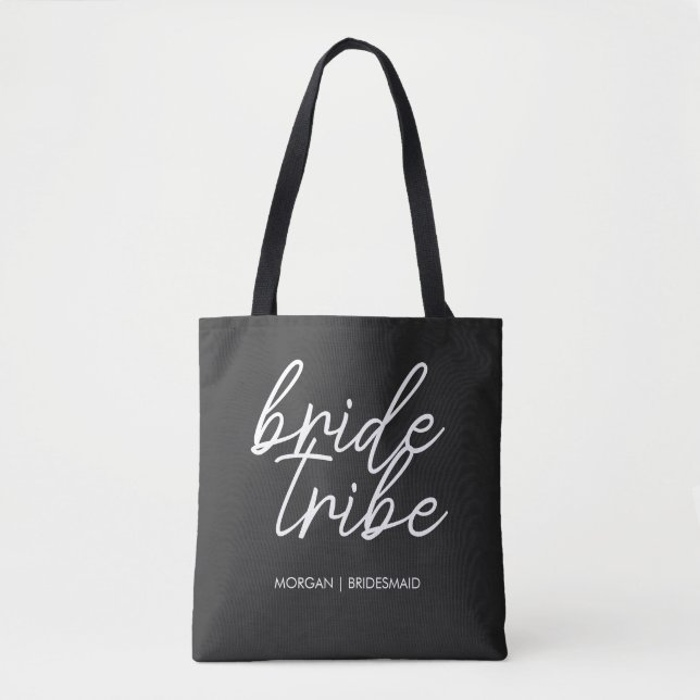 Bride Tribe | Bachelorette Bridesmaid Modern Tasche (Vorderseite)