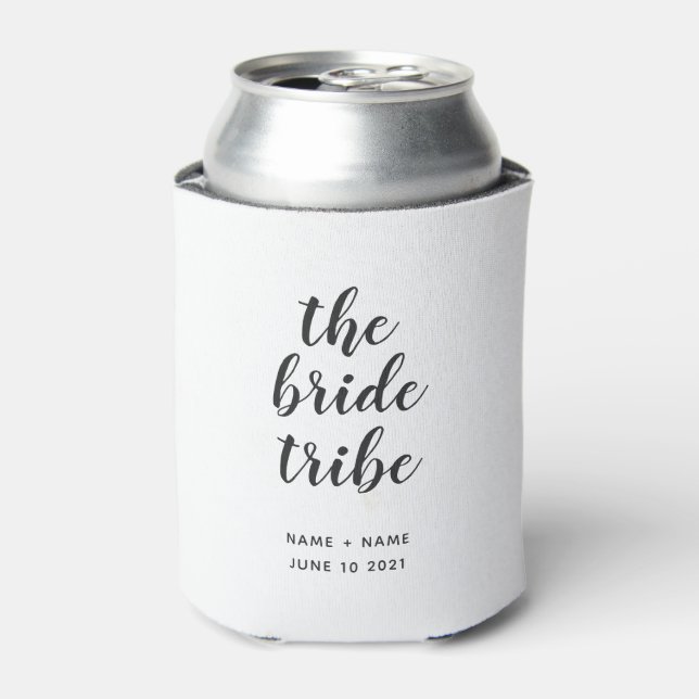 Bride Tribe Brautparty Bridesmaid Personalisiert Dosenkühler (Kanne Vorderseite)