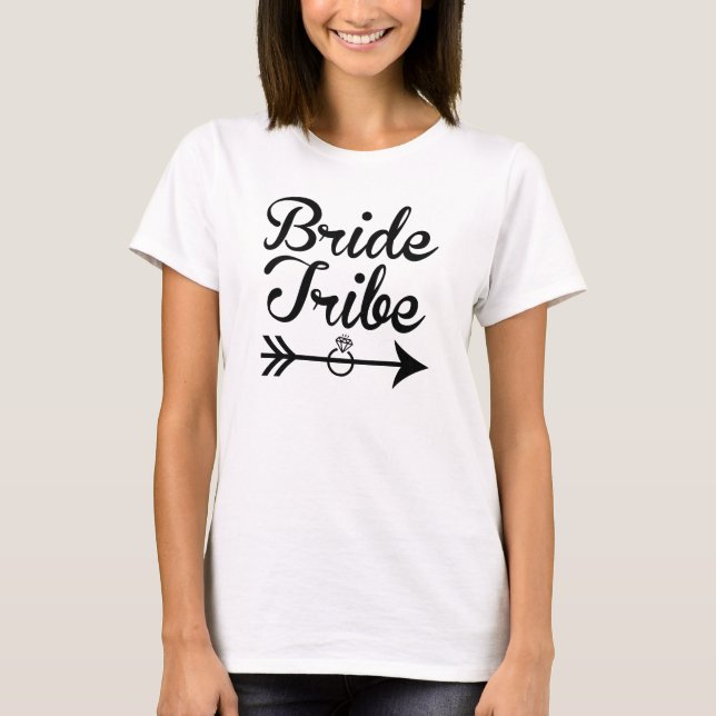 Bride Tribe Bridesmaid Women's T-Shirt (Vorderseite)
