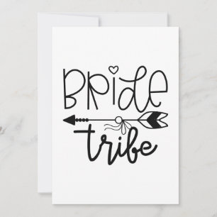 Bride Tribe Dankeskarte