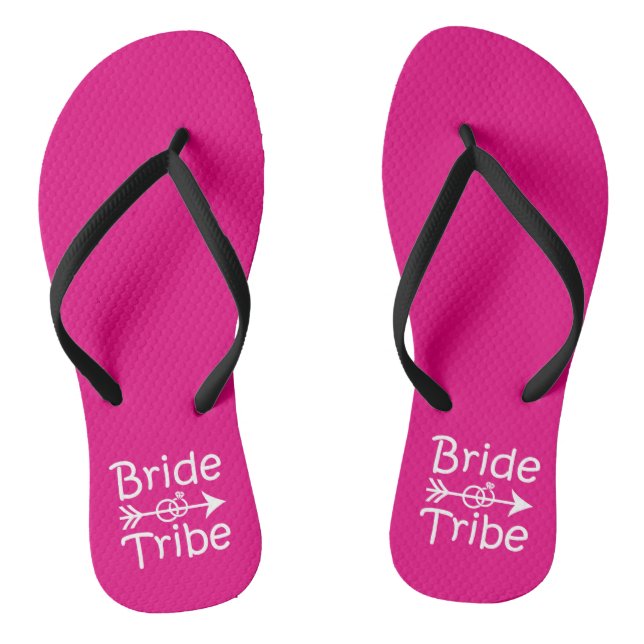 Bride Tribe drôle Bridesmaies tongs flops (Semelle)