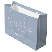 Bride Tribe Dusty Blue Custom Wedding