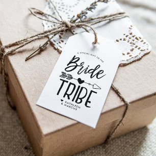 Bride Tribe   Individuelle Name Hochzeit Geschenkanhänger