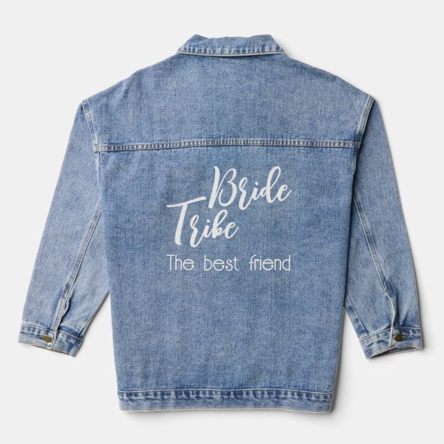 Bride Tribe Mariage de script moderne (Verso)