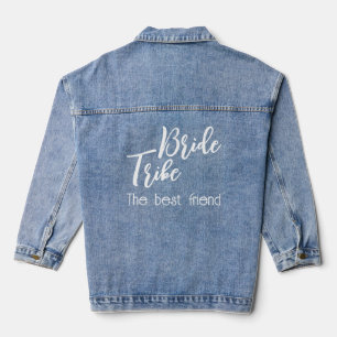 Bride Tribe Moderne SkriptWedding Jeansjacke