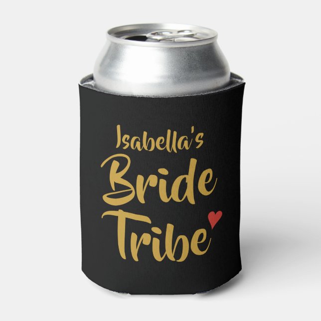 Bride Tribe Red Heart Brautparty Dosenkühler (Kanne Vorderseite)