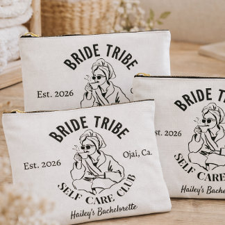 Bride Tribe Self Care Club Makeup Bags | Spa Bache Zubehörtasche