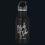 Bride Tribe White Script Edelstahlflasche<br><div class="desc"></div>