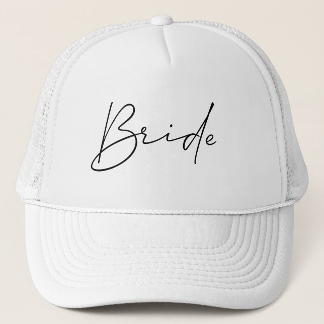 Bride Trucker Hat für Junggeselinnen-Abschied Truckerkappe (Vorderseite)