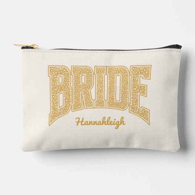 BRIDE Varsity Sunset Ditzy Floral Makeup Zubehörtasche (Vorderseite)