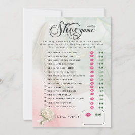 Bride Veil Polterabend Shoe Game Einladung