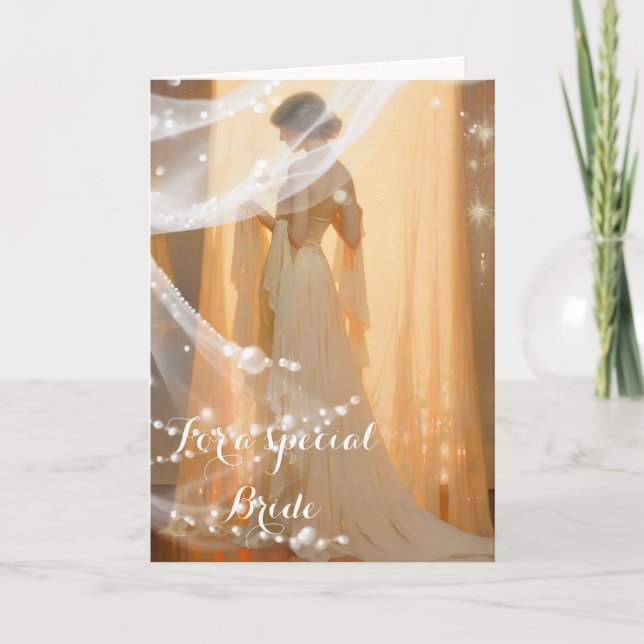 Bride Wedding Card Karte (Vorderseite)