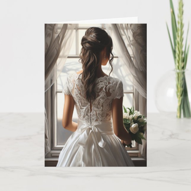 Bride Wedding Card Karte (Vorderseite)