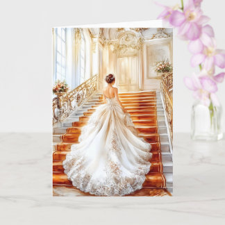 Bride Wedding Card Karte