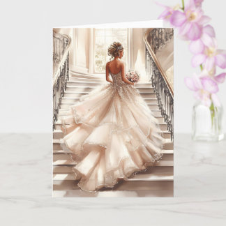 Bride Wedding Card Karte