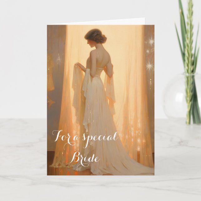 Bride Wedding Card Karte (Vorderseite)