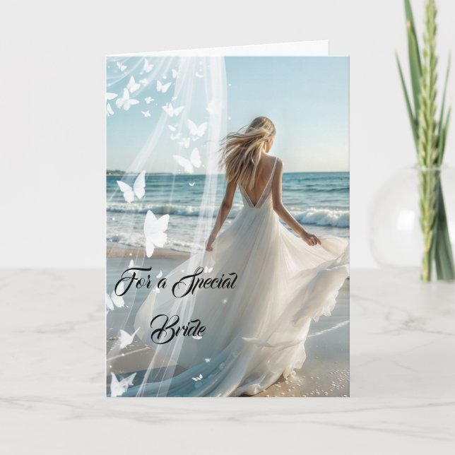 Bride Wedding Card Karte (Vorderseite)