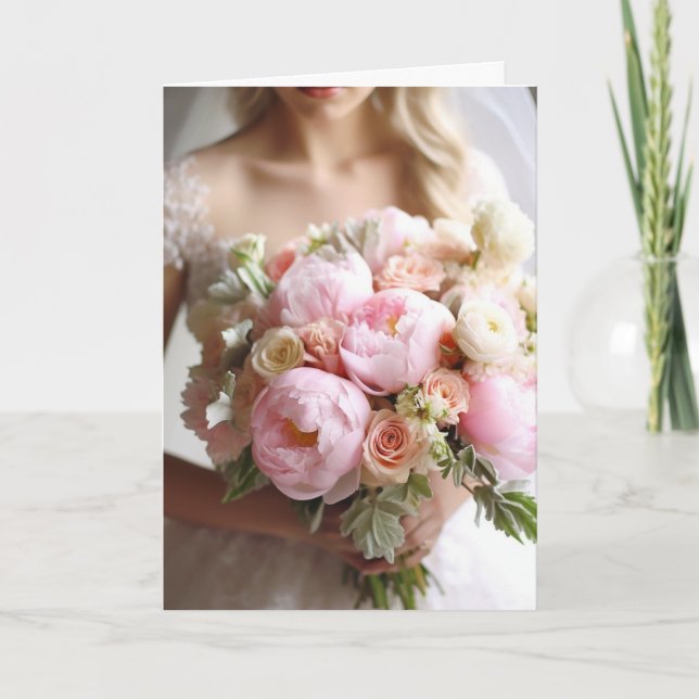 Bride Wedding Card Karte (Vorderseite)