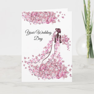 Bride Wedding Card Karte