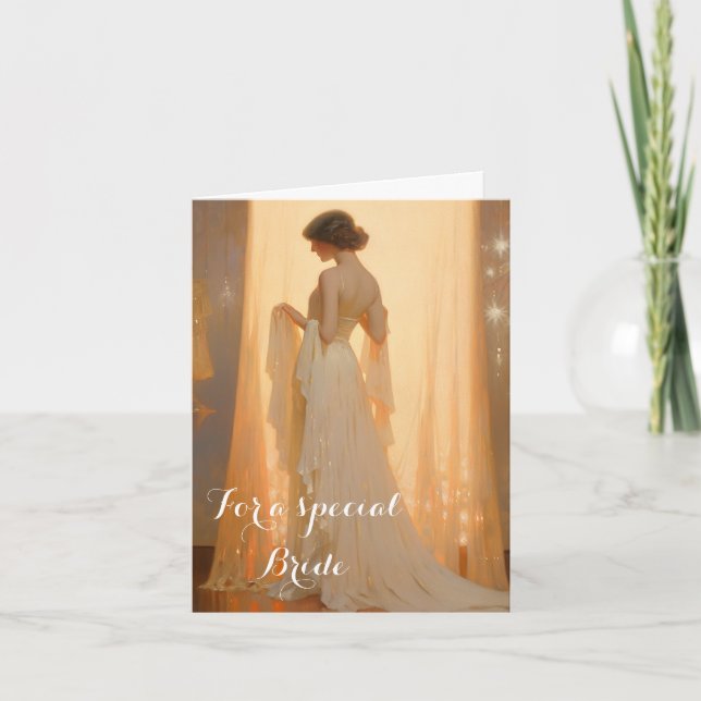 Bride Wedding Card Karte (Vorderseite)