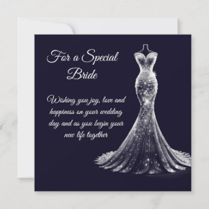 Bride Wedding Card Karte