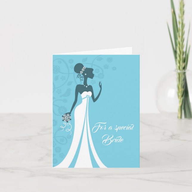 Bride Wedding Card Karte (Vorderseite)