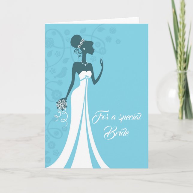 Bride Wedding Card Karte (Vorderseite)