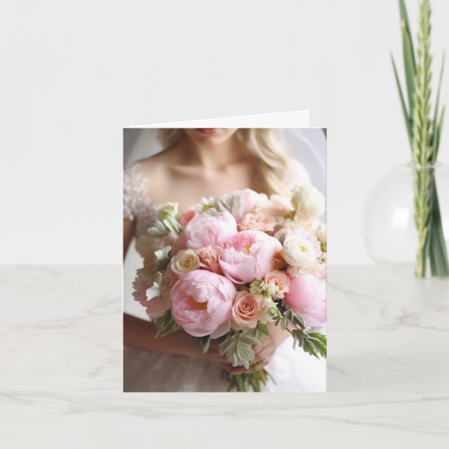 Bride Wedding Card Karte (Vorderseite)