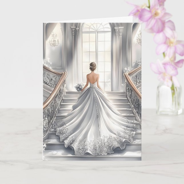 Bride Wedding Card Karte (Orchidee)
