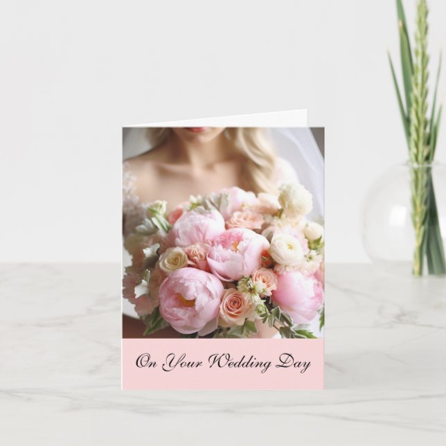 Bride Wedding Card Karte (Vorderseite)