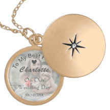 Bride Wedding Day Keepake Geschenk Personalisierte