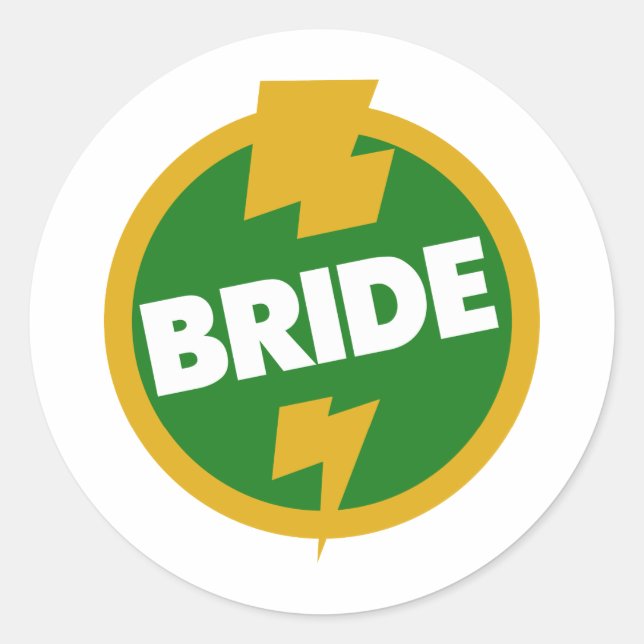 Bride Wedding - Dupree Runder Aufkleber (Vorderseite)