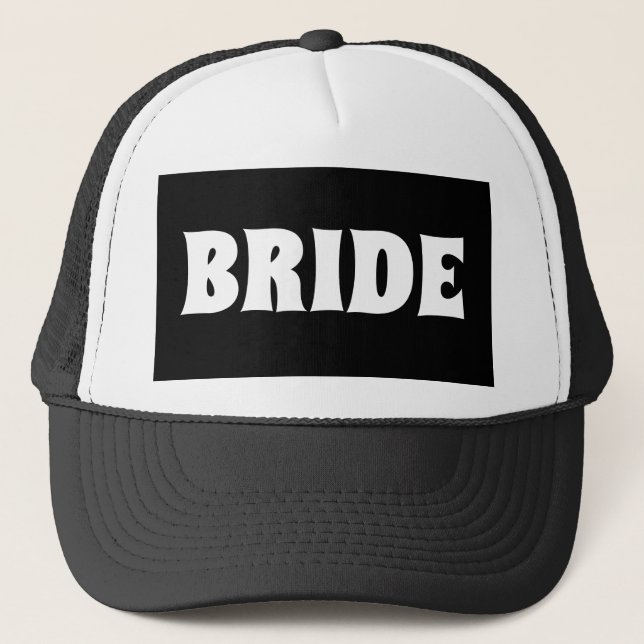 BRIDE WEDDING GIFT BALL CAPS HATS TRUCKERKAPPE (Vorderseite)