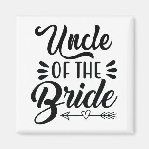 Bride Wedding Party Family Bridal Sho Magnet