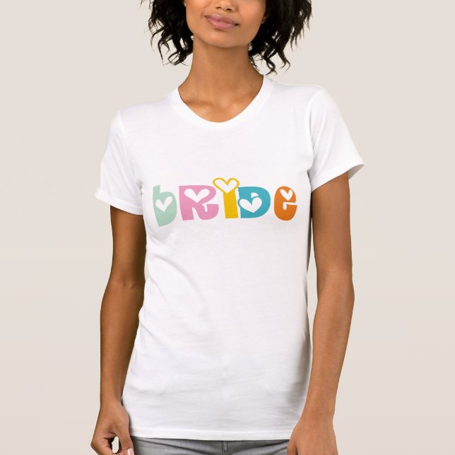 Bride Wedding T - Shirt (Vorderseite)
