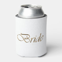 Bride White Gold-Drehbuch Kalligrafie elegant chic
