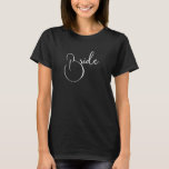 Bride White Script Wedding T - Shirt<br><div class="desc">Weiße "Bride" Hochzeitsfeier T - Shirt. So niedlich. Extravagantes Skript. Ideal für alle Hochzeitsveranstaltungen vor und nach der großen Veranstaltung.</div>