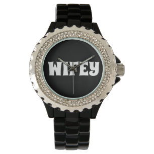 BRIDE WIFEY EHEFRAU WEDD GIFT WRIST WATCH ARMBANDUHR
