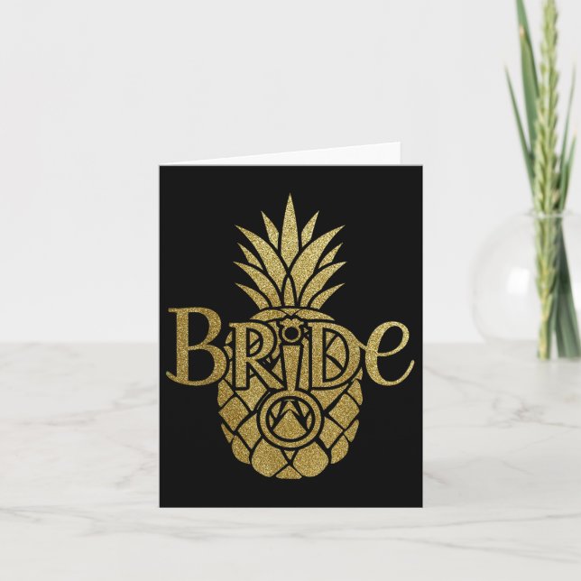 Bride Women Bachelorette Wedding Summer Party Beac Karte (Vorderseite)
