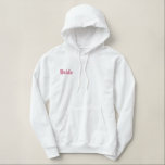 Briden bestickt mit Sherpa-beschichtetem Zip Hoodi Bestickter Hoodie<br><div class="desc">Bride Reißverschluss mit besticktem Text 'Bride'. Vollständig anpassbar! Ändern Sie Text,  Schriftart und Thread-Farbe nach Ihren Wünschen,  indem Sie auf der Seite den Button "Anpassen!" verwenden. Sie können sogar zusätzlichen Text hinzufügen! Erhältlich bei verschiedenen Bekleidungsartikeln. Ideal für Verlobungen,  Brautparty,  Hochzeitsfeiern und Flitterwochen.</div>