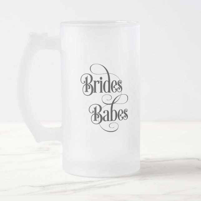 Brides Babes Mattglas Bierglas (Links)